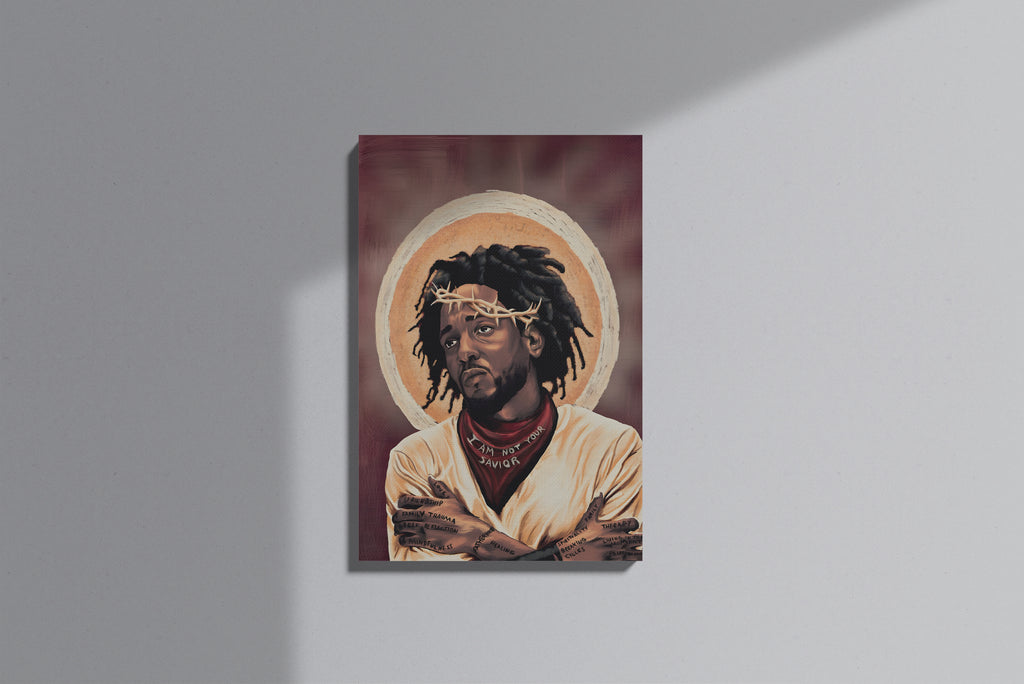 GeekCultcha Kendrick Lamar Premium Art-Themed Canvas Painting