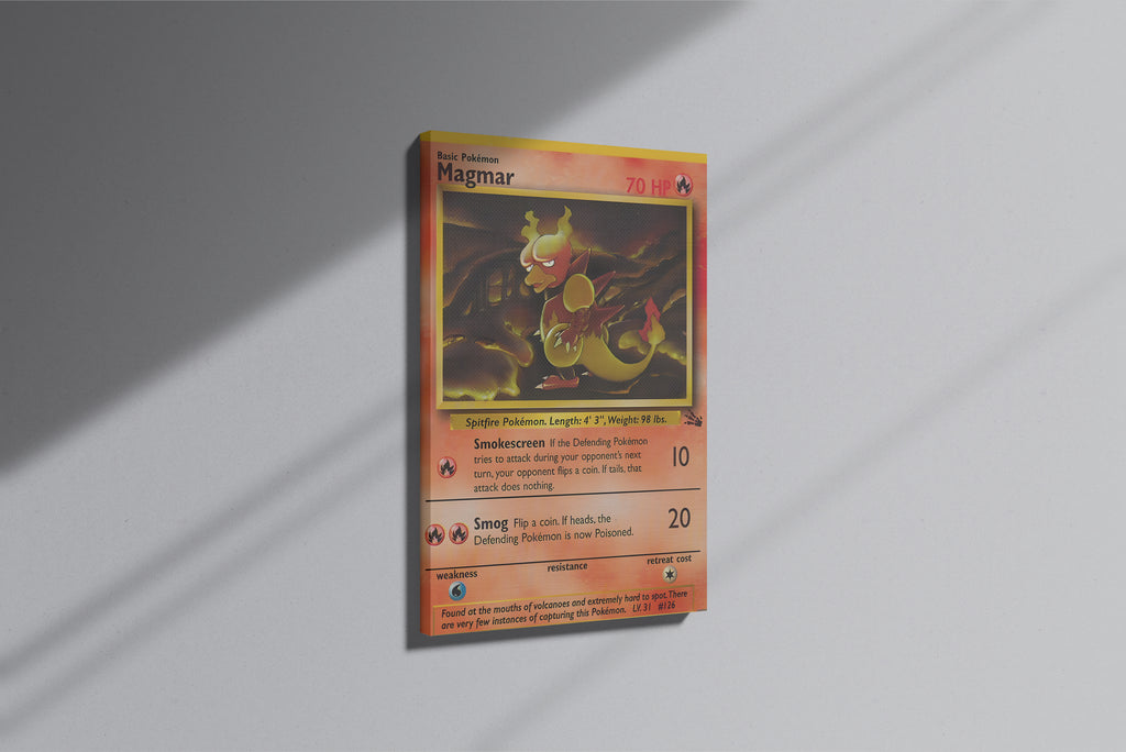 GeekCultcha Pokémon Magmar Premium Canvas Print