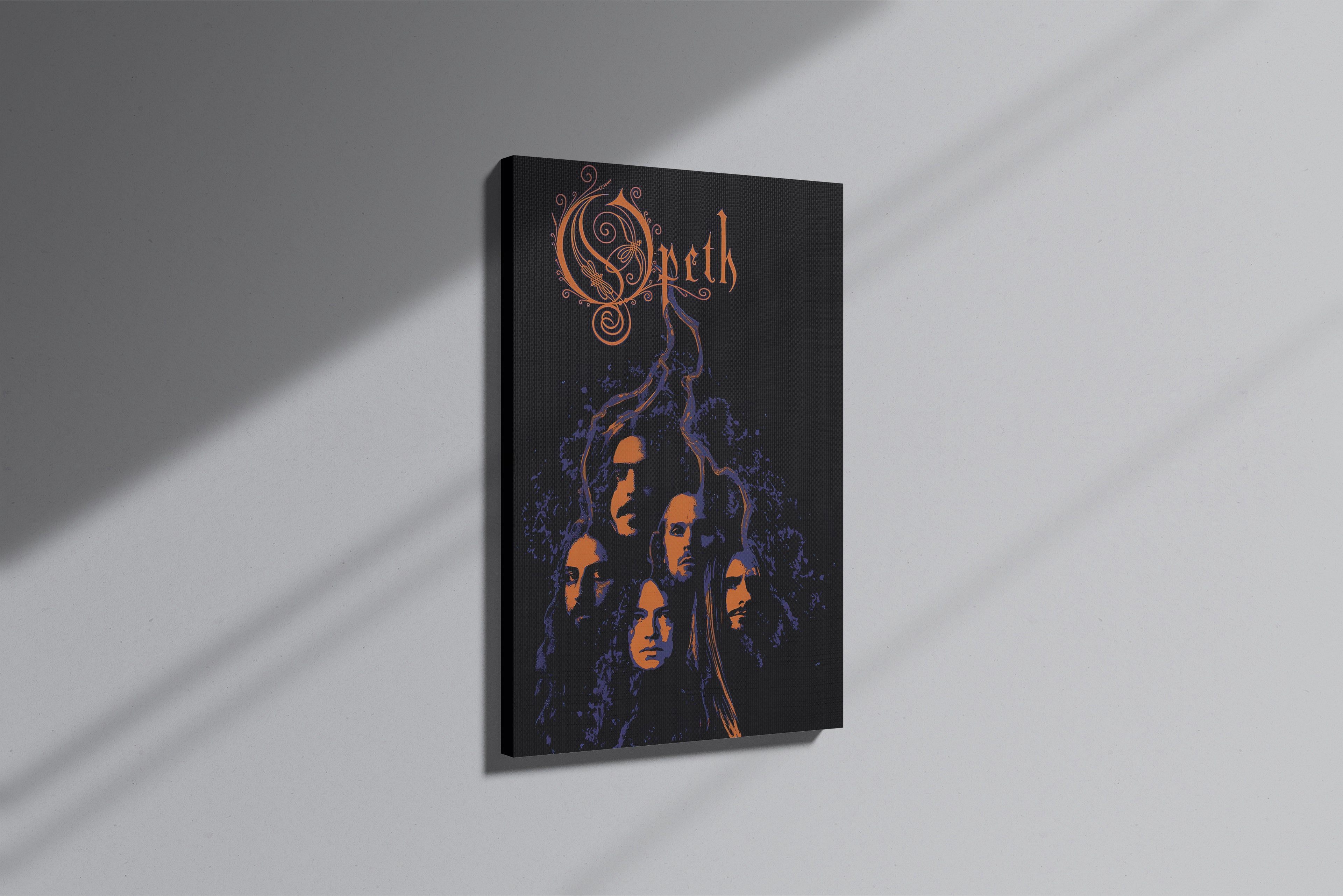 GeekCultcha Opeth Group Member Premium Canvas Painting