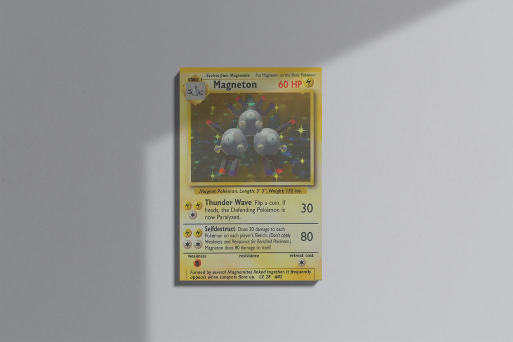 GeekCultcha Pokémon Magneton Premium Canvas Print