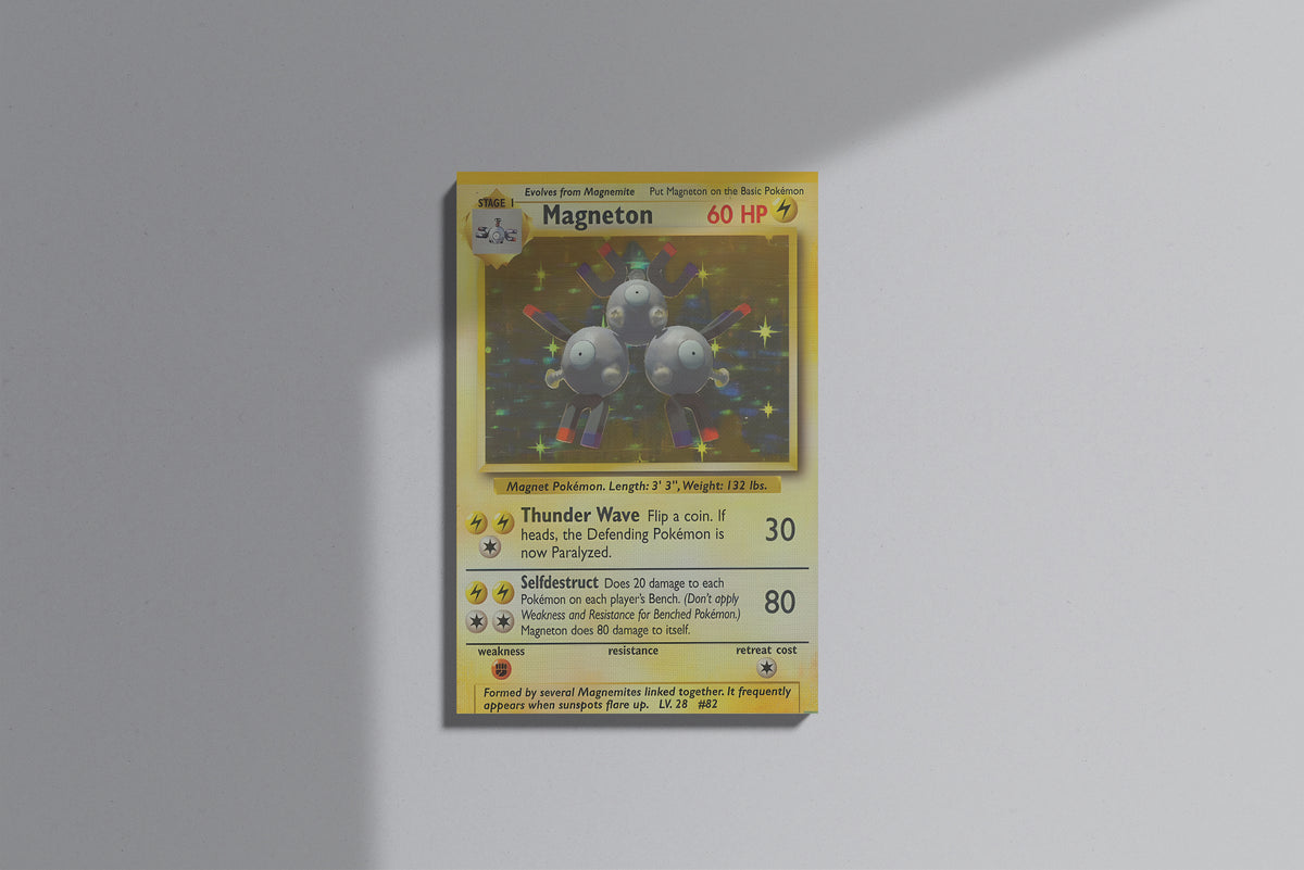 GeekCultcha Pokémon Magneton Premium Canvas Print