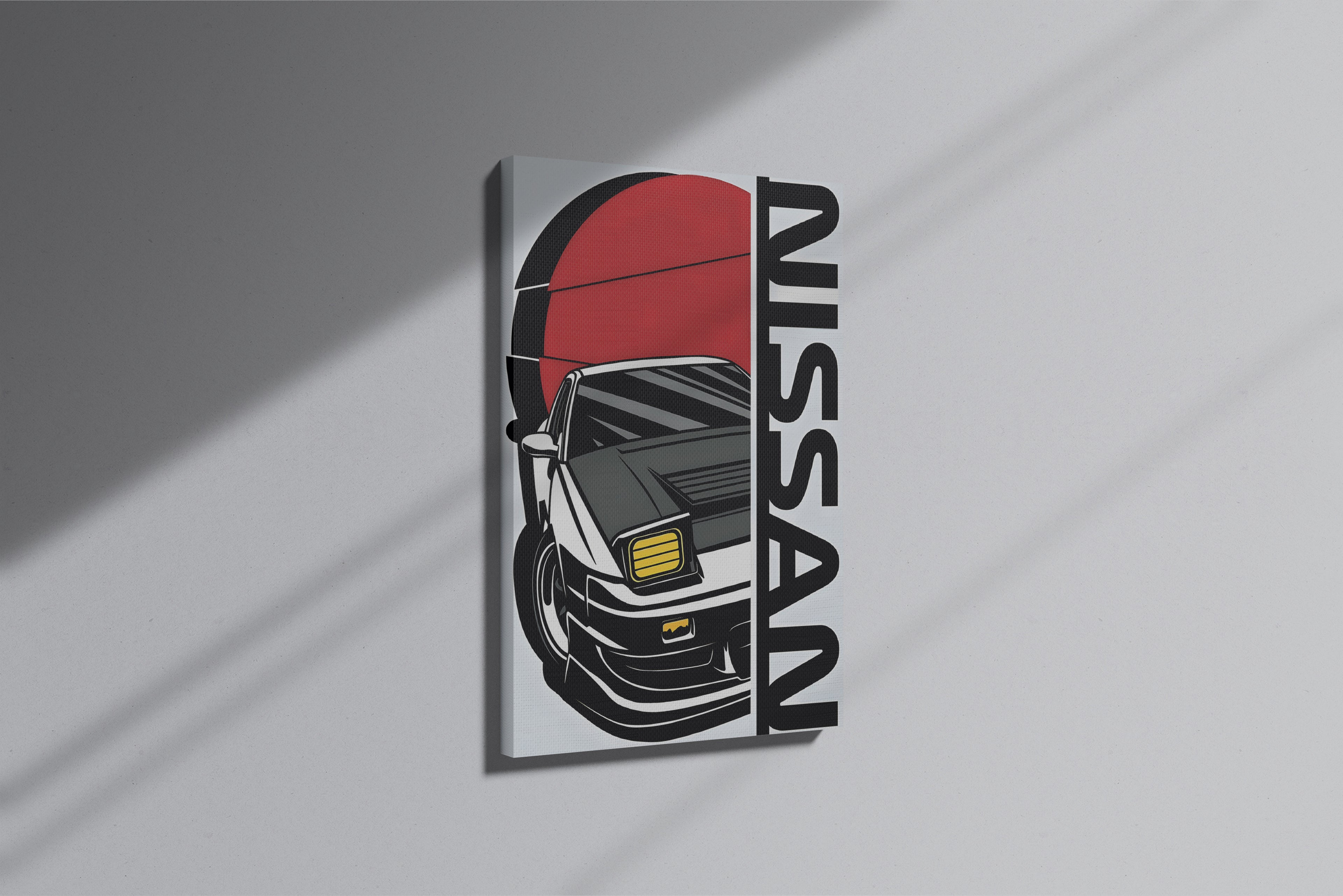 GeekCultcha Nissan Automotive Themed Premium Canvas Painting