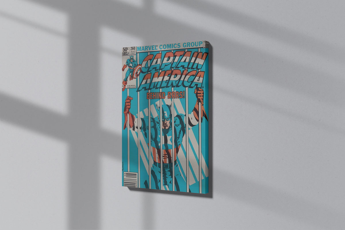 GeekCultcha Marvel Captain America Premium Canvas Print