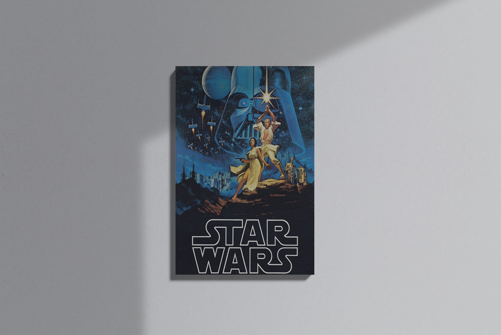 GeekCultcha Star Wars Darth Vader and Luke Skywalker Premium Canvas Print