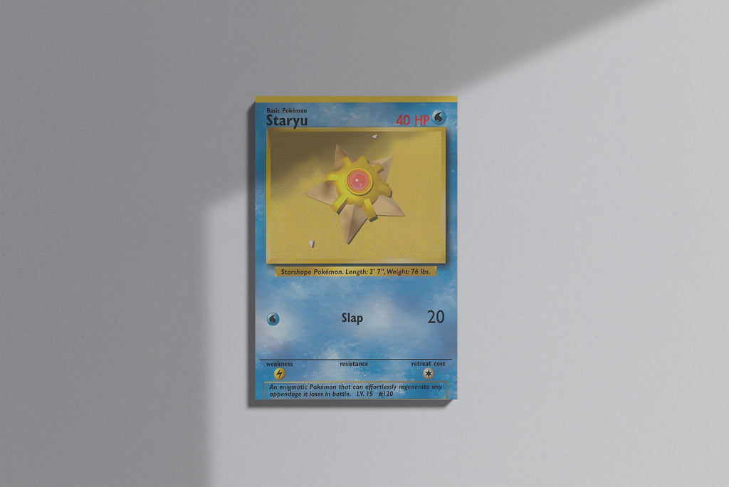 GeekCultcha Pokémon Staryu Premium Canvas Print
