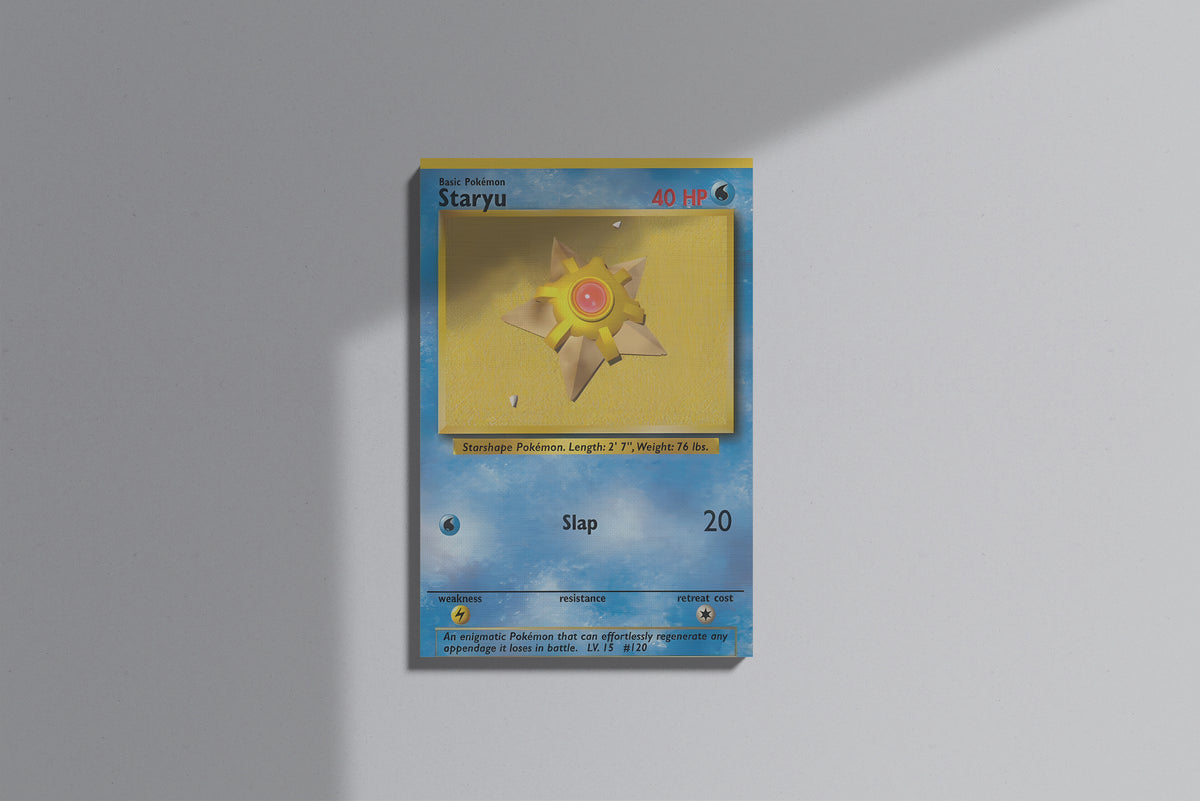 GeekCultcha Pokémon Staryu Premium Canvas Print