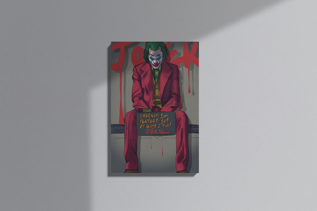 GeekCultcha DC Comics Joker Premium Canvas Print
