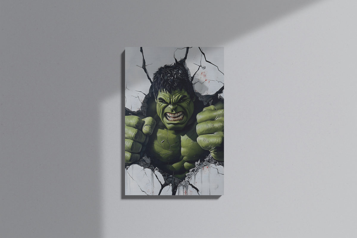 GeekCultcha Marvel Hulk Premium Canvas Print