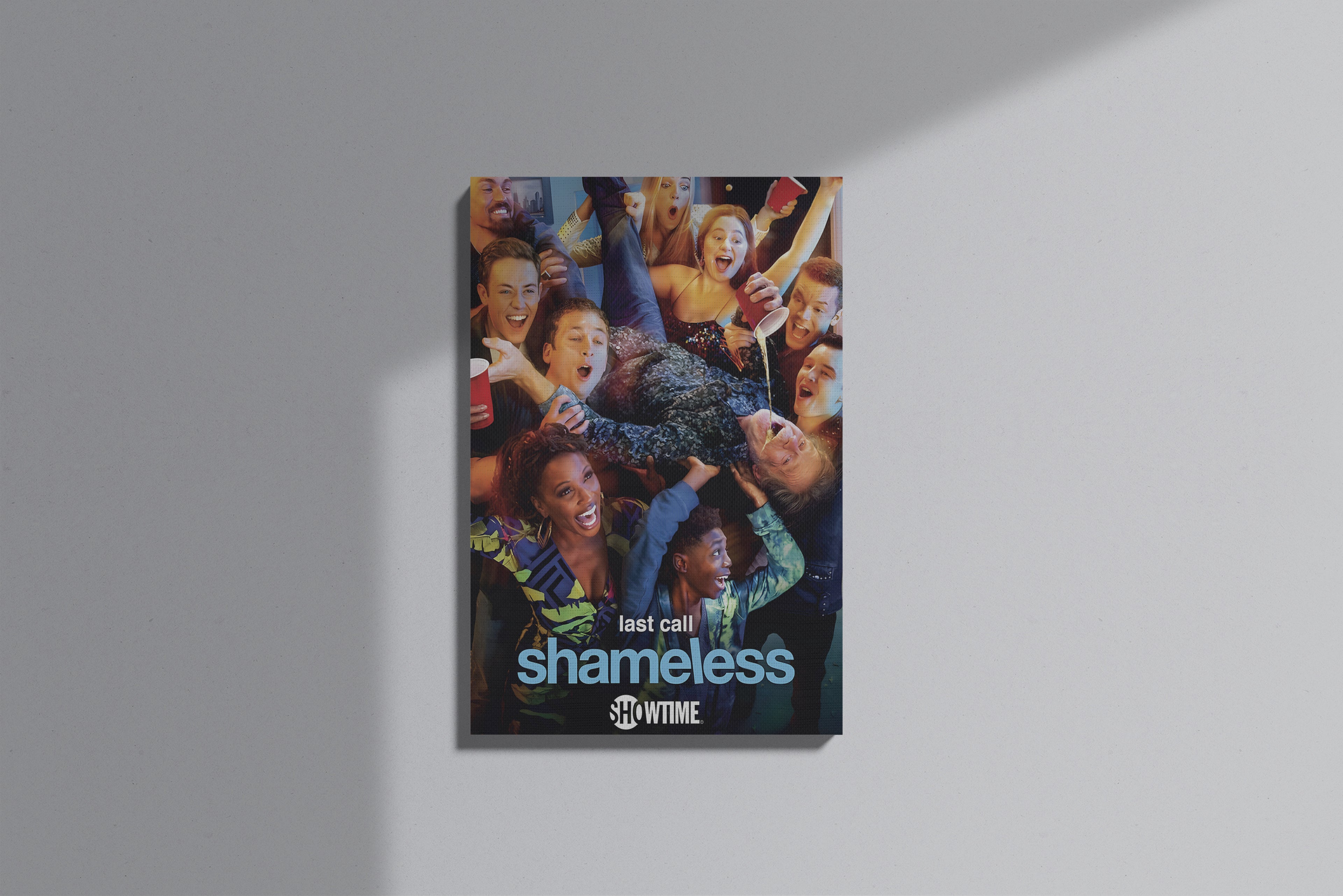 GeekCultcha Showtime Shameless Premium Canvas Print