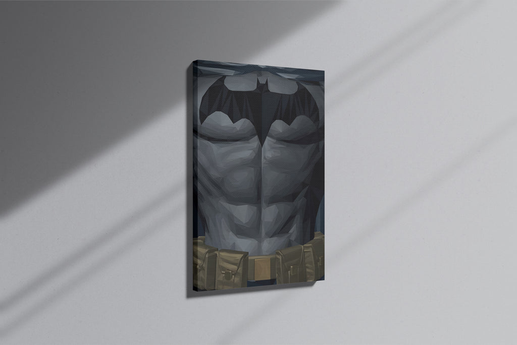 GeekCultcha DC Comics Batman Chest Muscles Premium Canvas Painting
