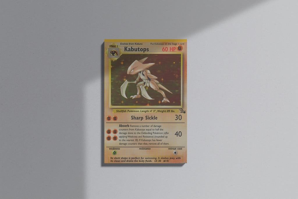 GeekCultcha Pokémon Kabutops Premium Canvas Print