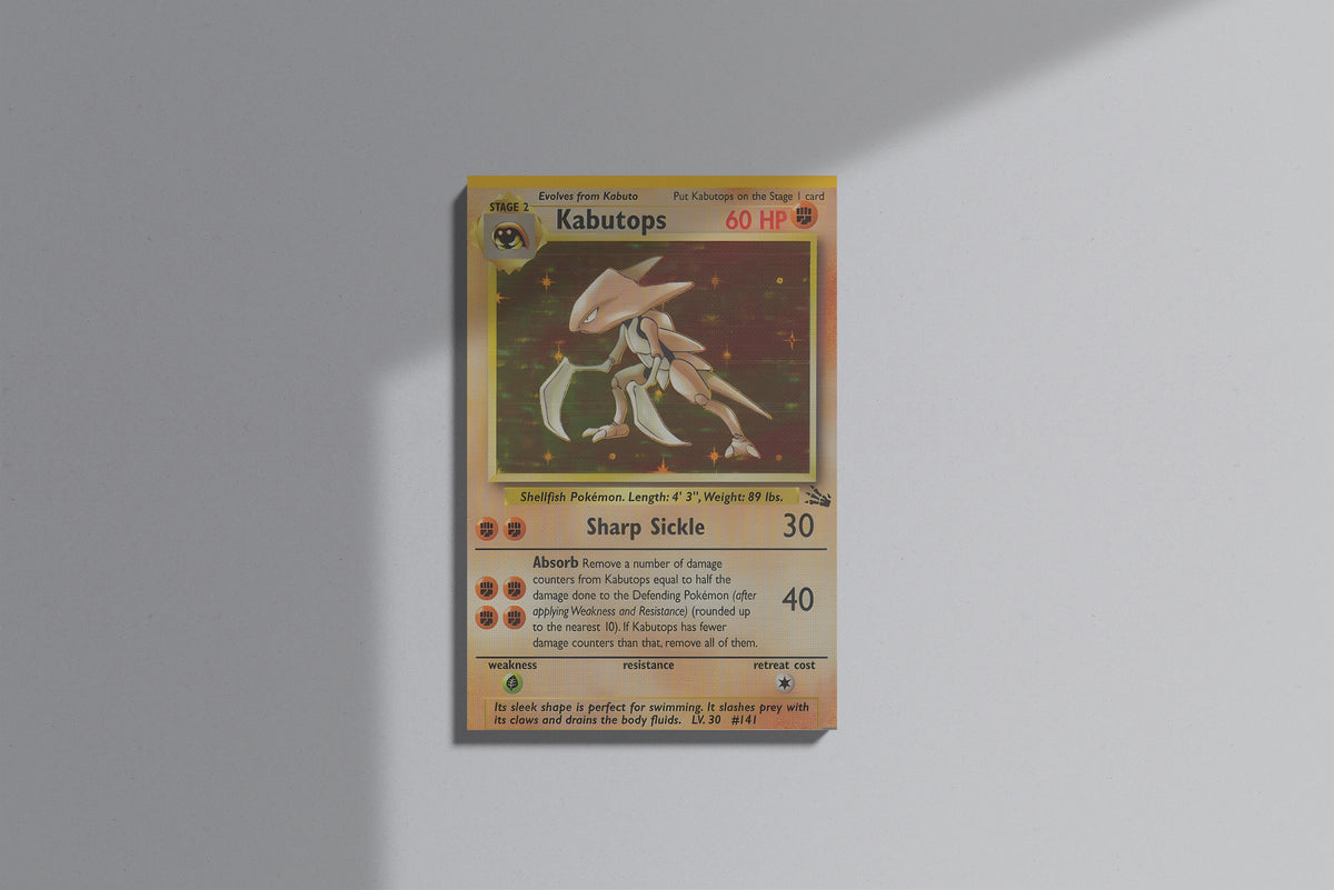 GeekCultcha Pokémon Kabutops Premium Canvas Print