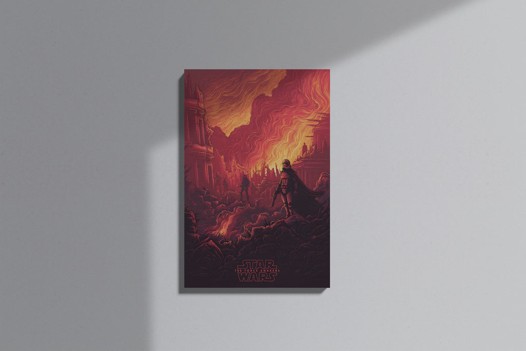 GeekCultcha Star Wars The Force Awakens Premium Canvas Print