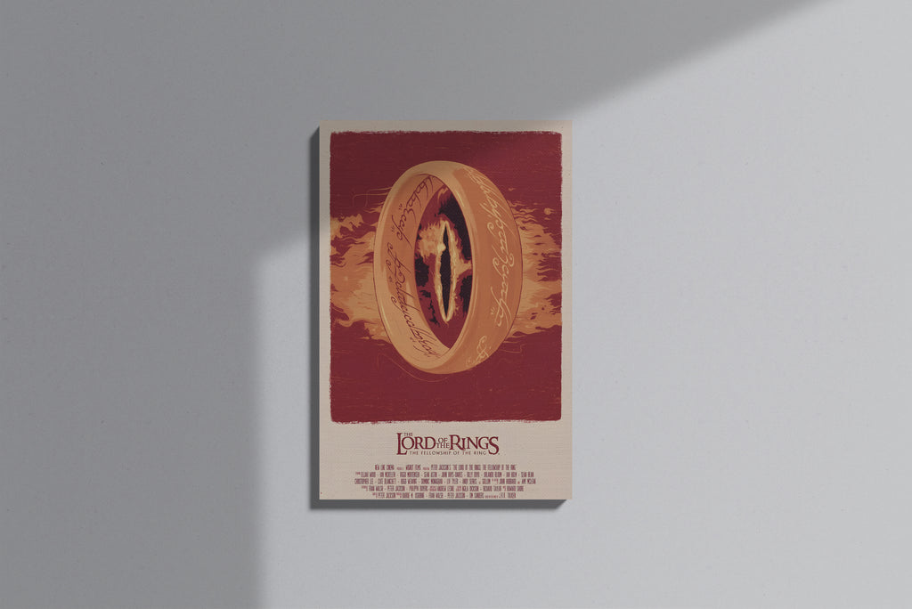 GeekCultcha The Lord of the Rings One Ring Premium Canvas Print