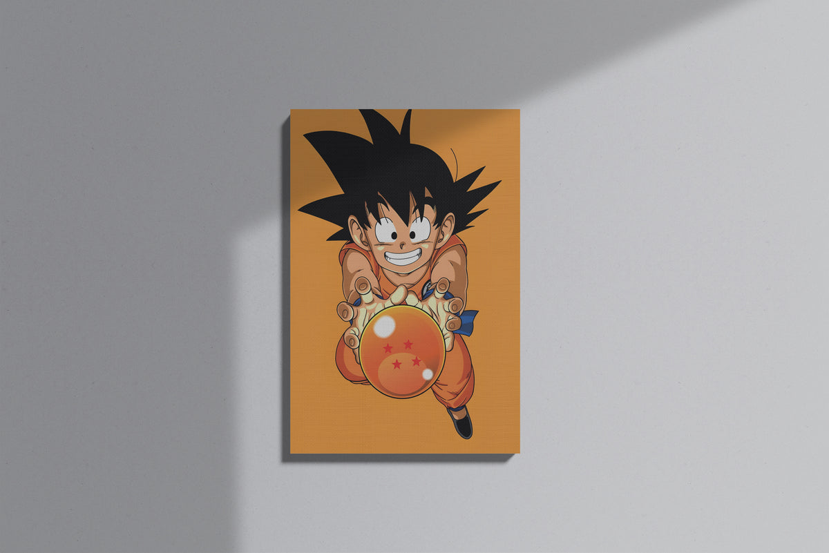 GeekCultcha Dragon Ball Z Goku Premium Canvas Print