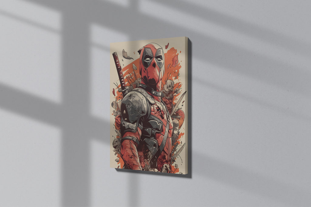 GeekCultcha Marvel Deadpool Premium Canvas Print