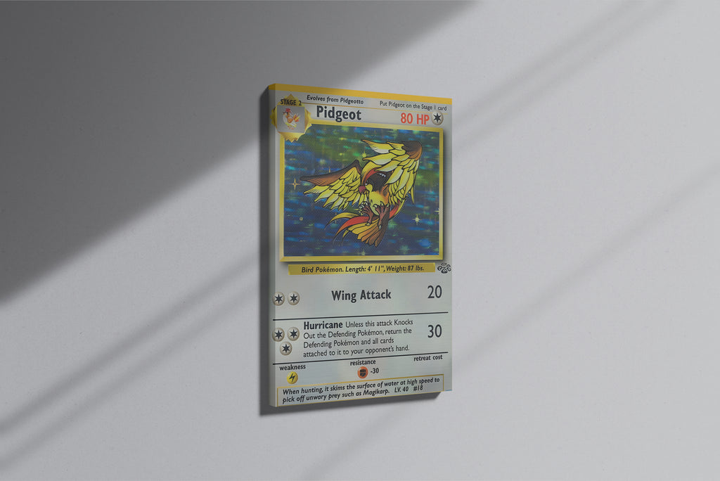 GeekCultcha Pokémon Pidgeot Premium Canvas Print