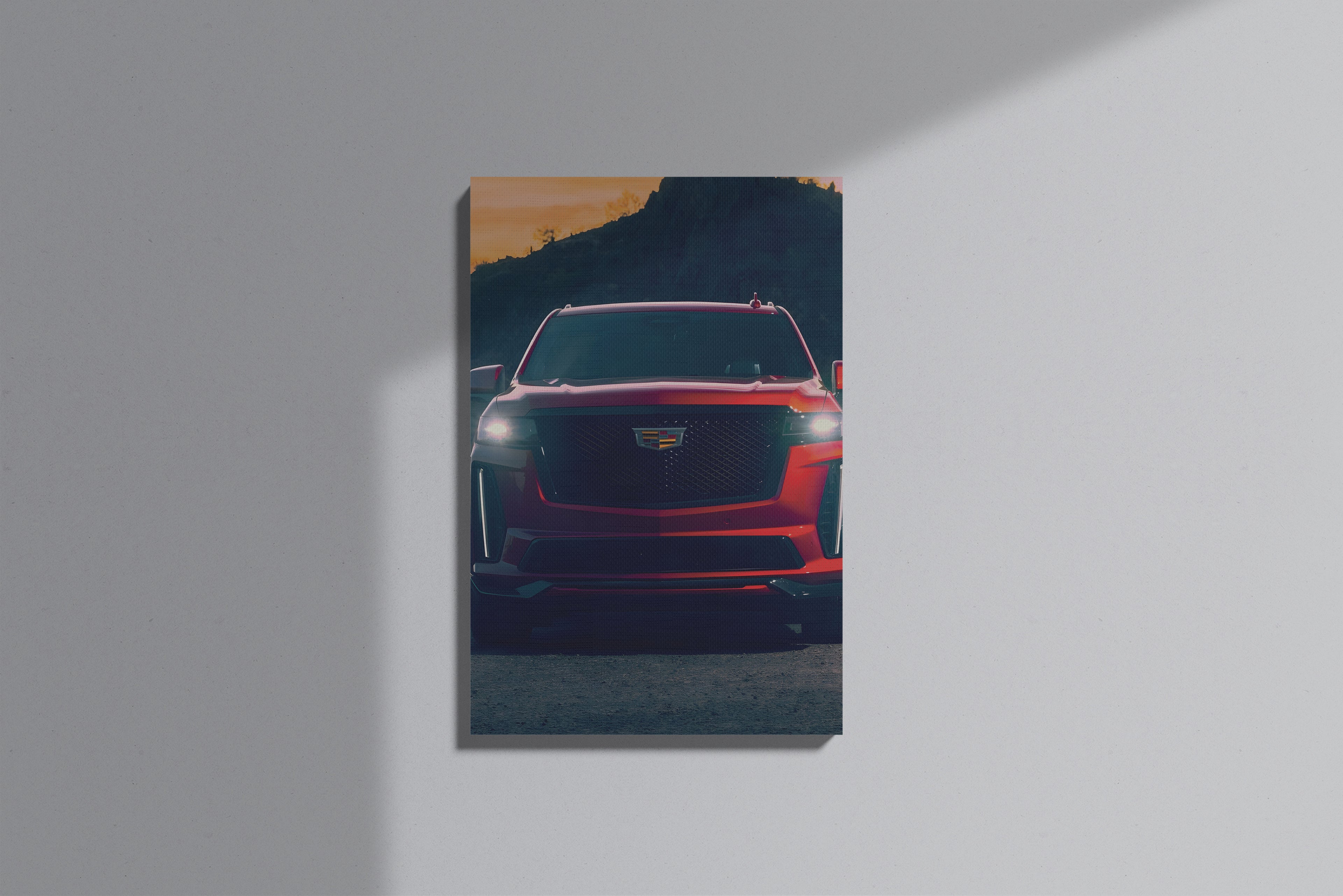 GeekCultcha Cadillac SUV Premium Canvas Painting