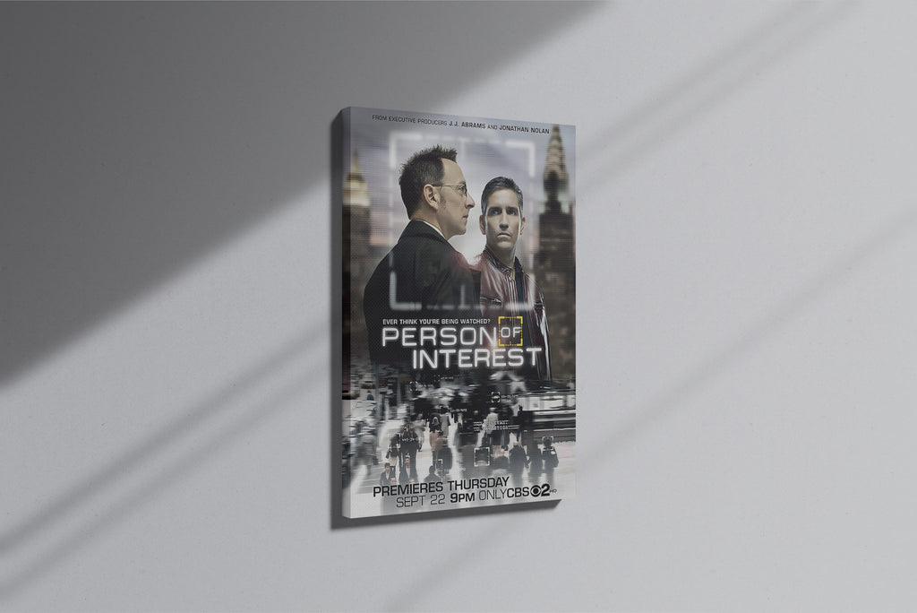 GeekCultcha Person of Interest TV Series Themed Premium Canvas Painting