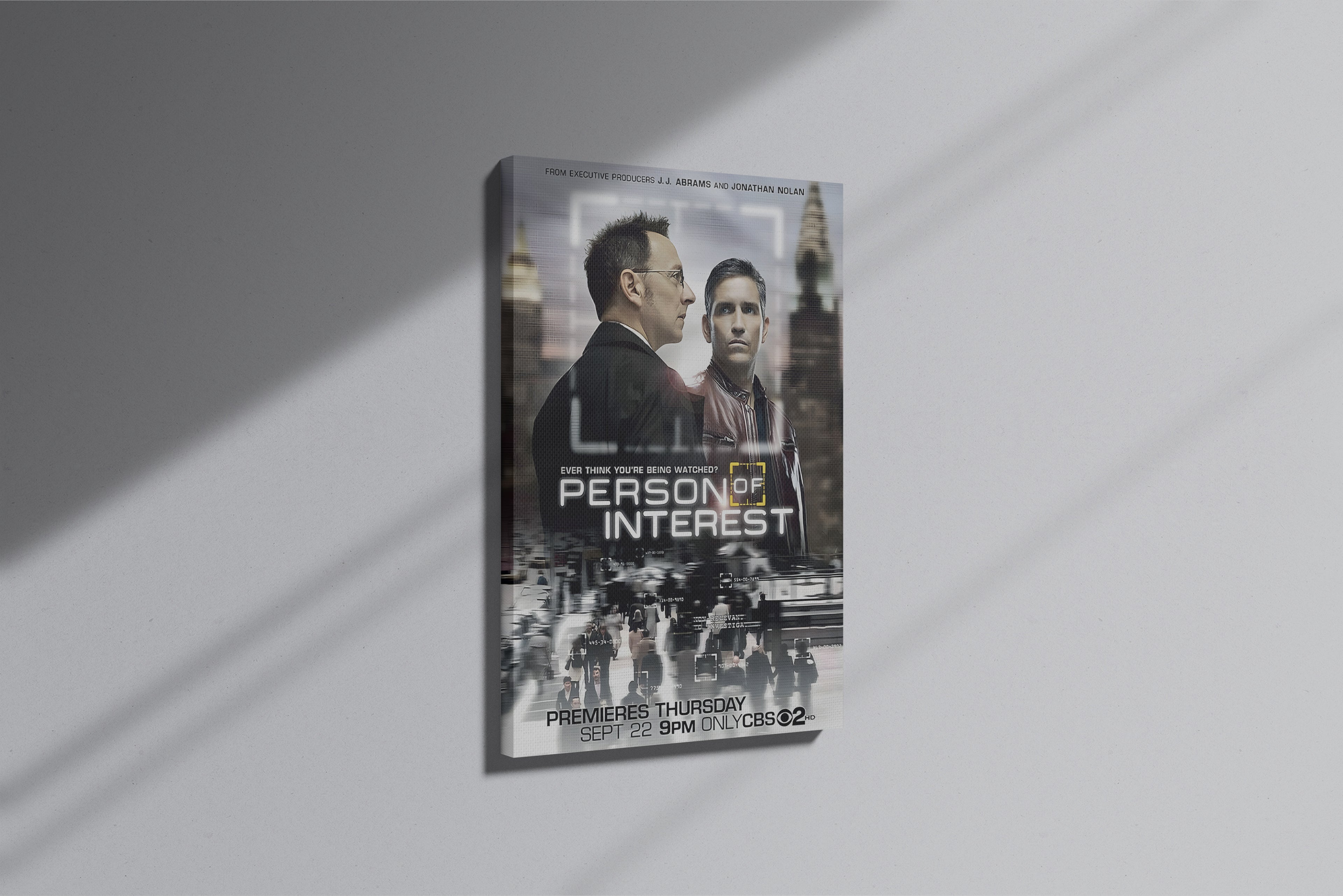GeekCultcha Person of Interest TV Series Themed Premium Canvas Painting