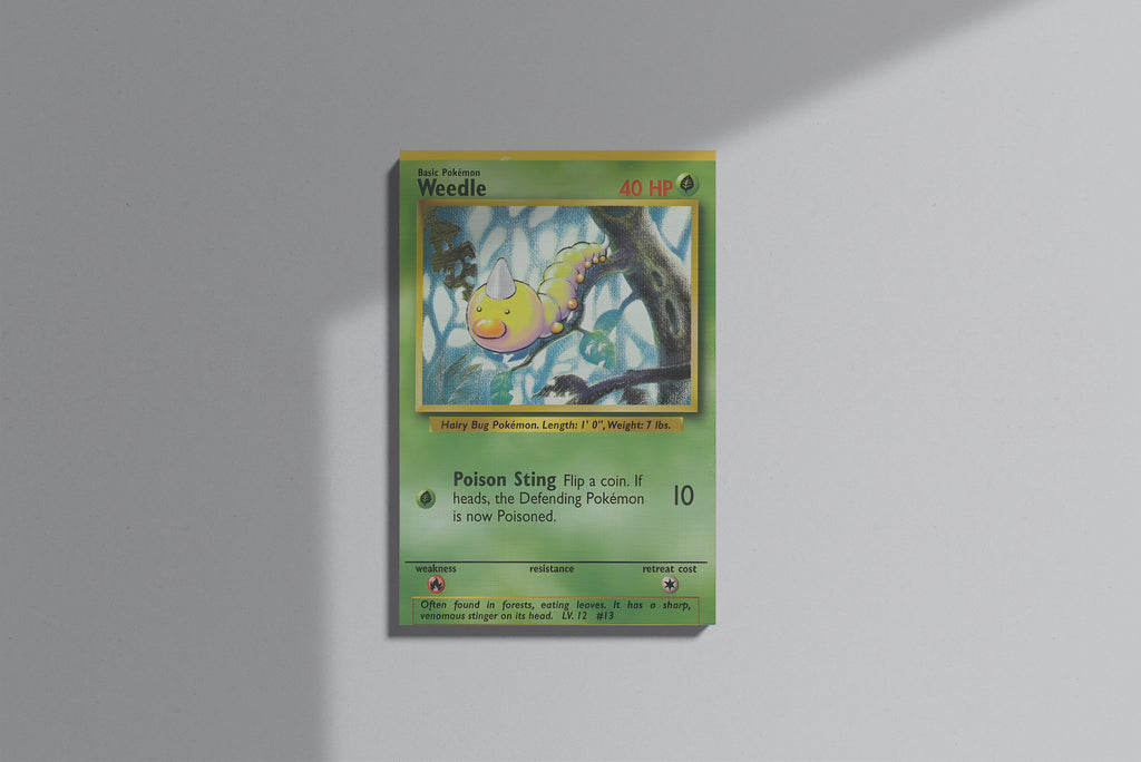 GeekCultcha Pokémon Weedle Themed Premium Canvas Painting