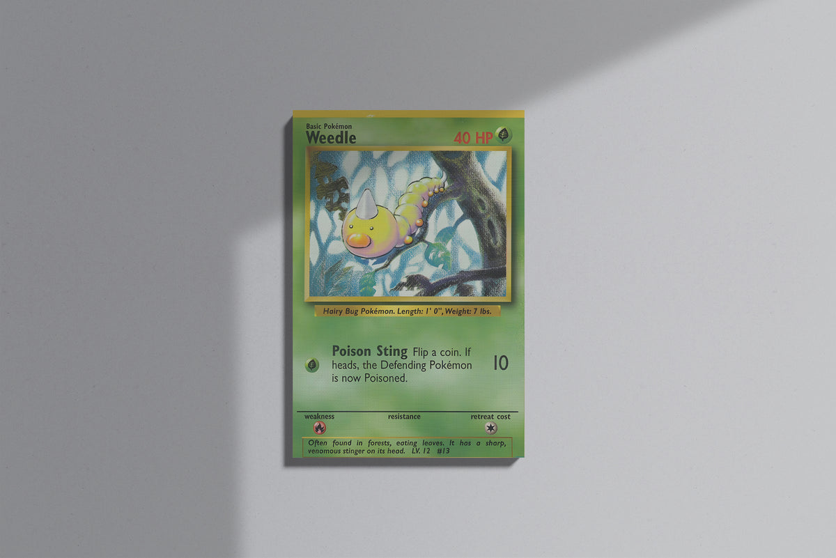 GeekCultcha Pokémon Weedle Themed Premium Canvas Painting