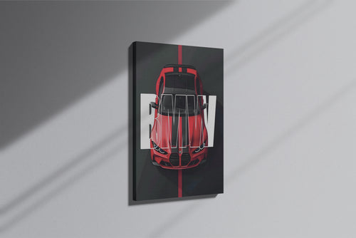 GeekCultcha BMW Custom Design Premium Canvas Painting