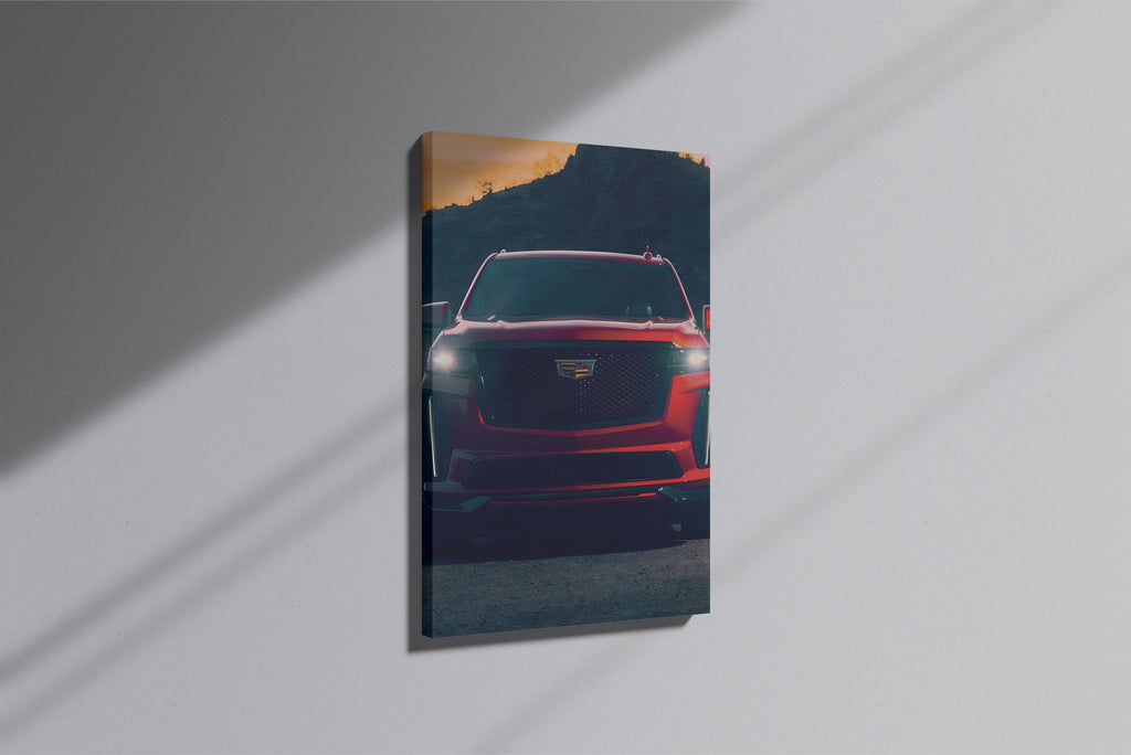 GeekCultcha Cadillac SUV Premium Canvas Painting