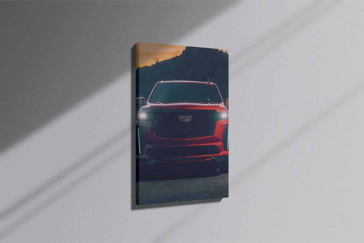 GeekCultcha Cadillac SUV Premium Canvas Painting