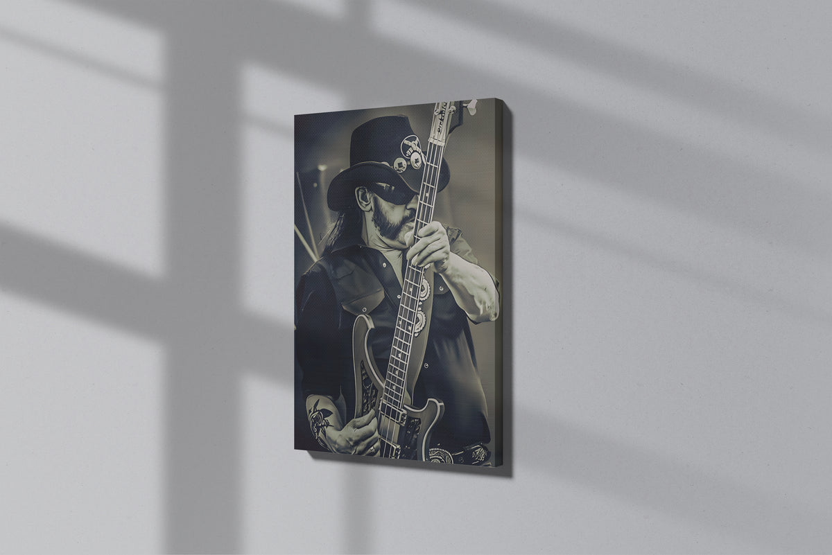 GeekCultcha Motörhead Lemmy Premium Canvas Print