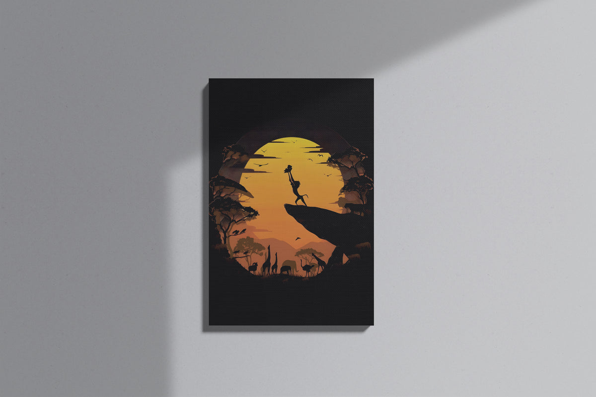 GeekCultcha Disney The Lion King Canvas Painting