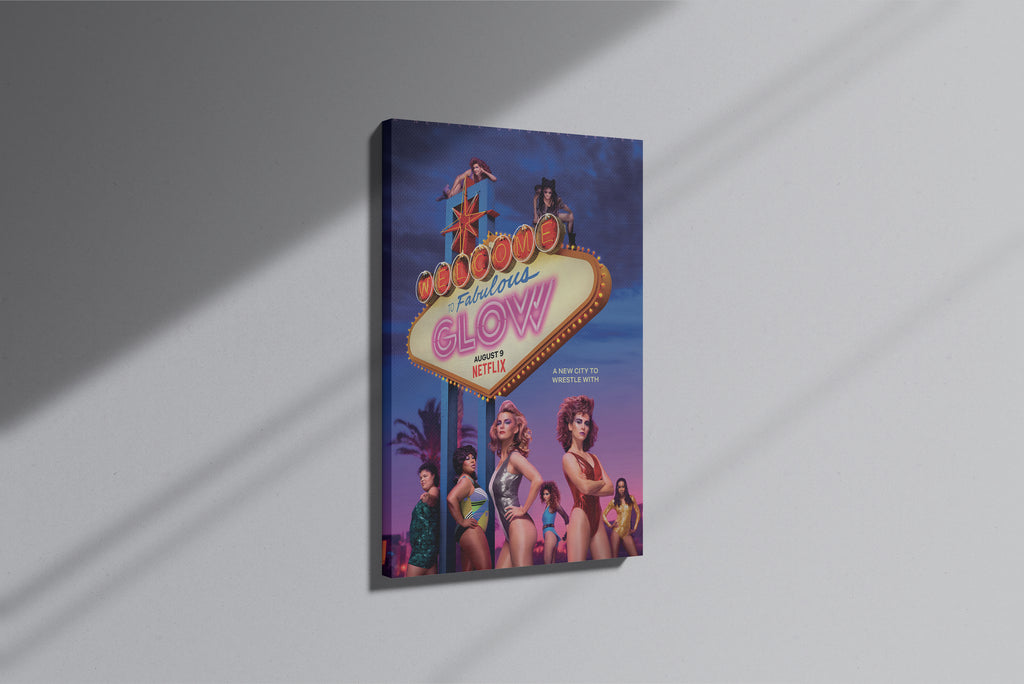 GeekCultcha Netflix GLOW Premium Canvas Print
