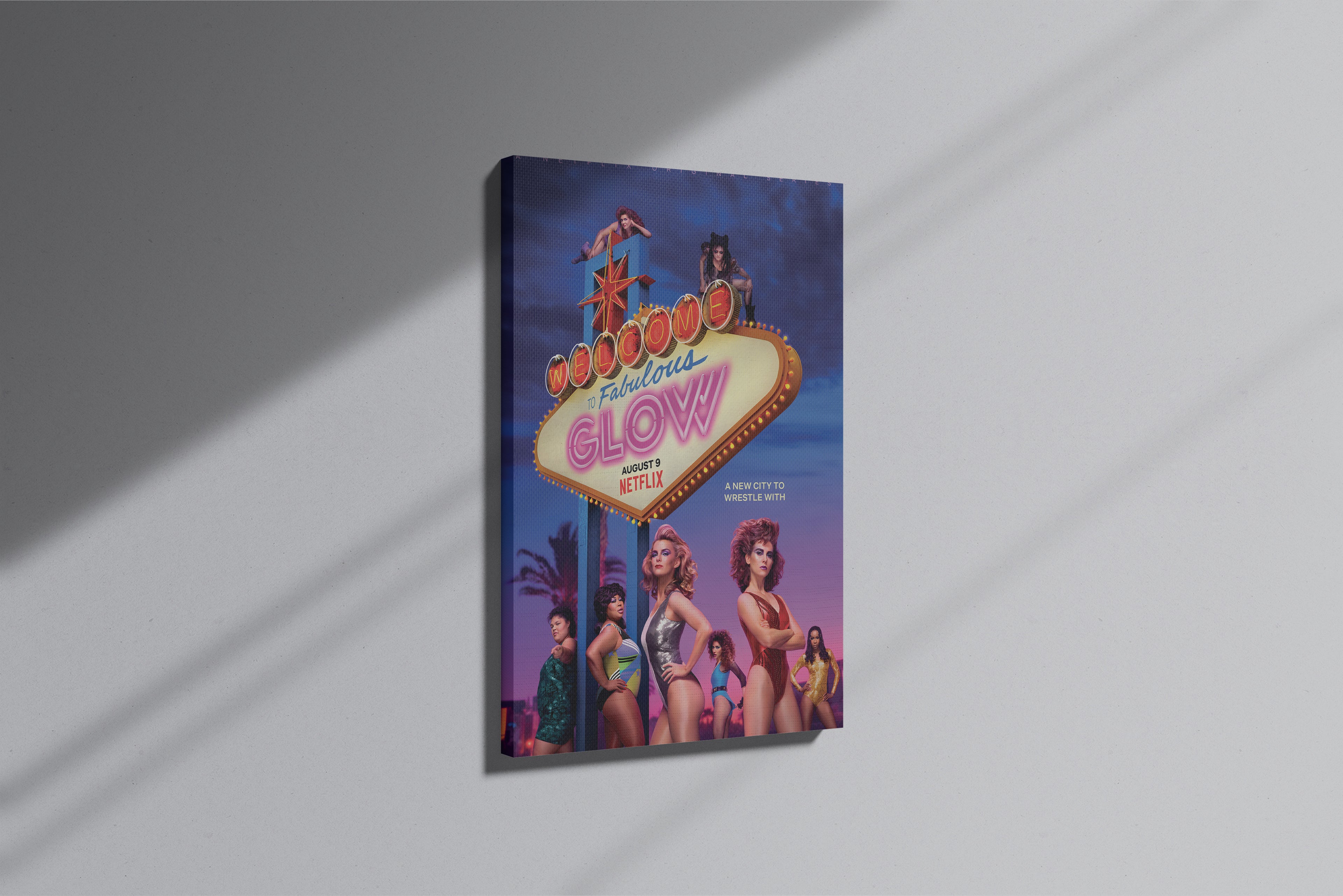 GeekCultcha Netflix GLOW Premium Canvas Print