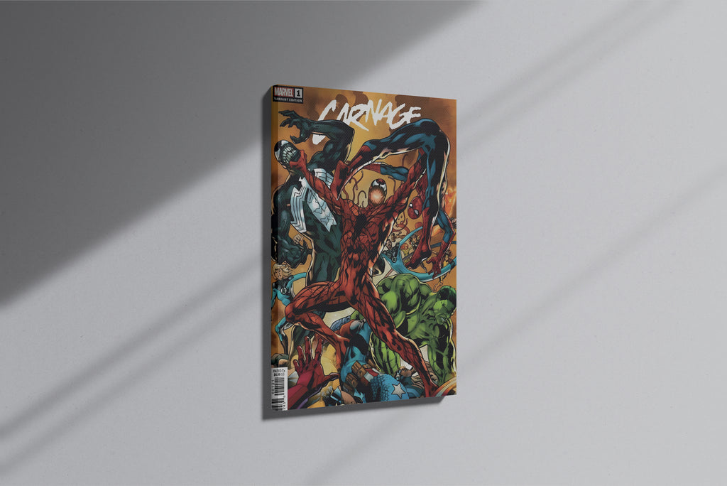GeekCultcha Marvel Carnage Themed Premium Canvas Painting