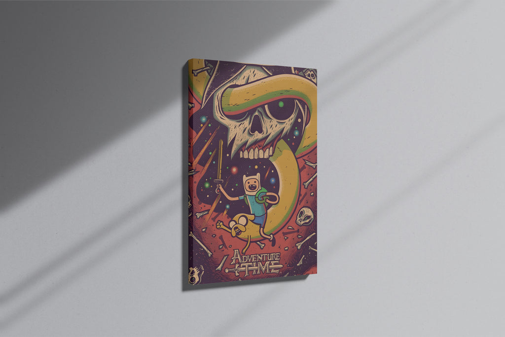GeekCultcha Adventure Time Finn and Jake Premium Canvas Print