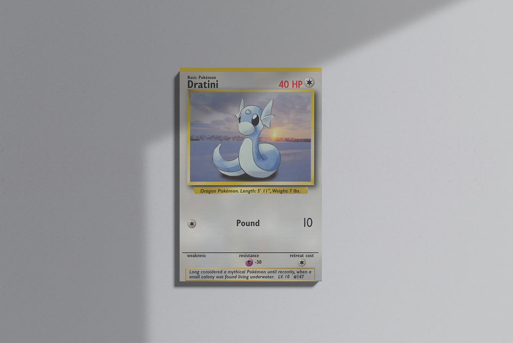 GeekCultcha Pokémon Dratini Canvas Print