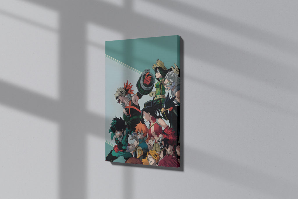 GeekCultcha My Hero Academia Characters Premium Canvas Print