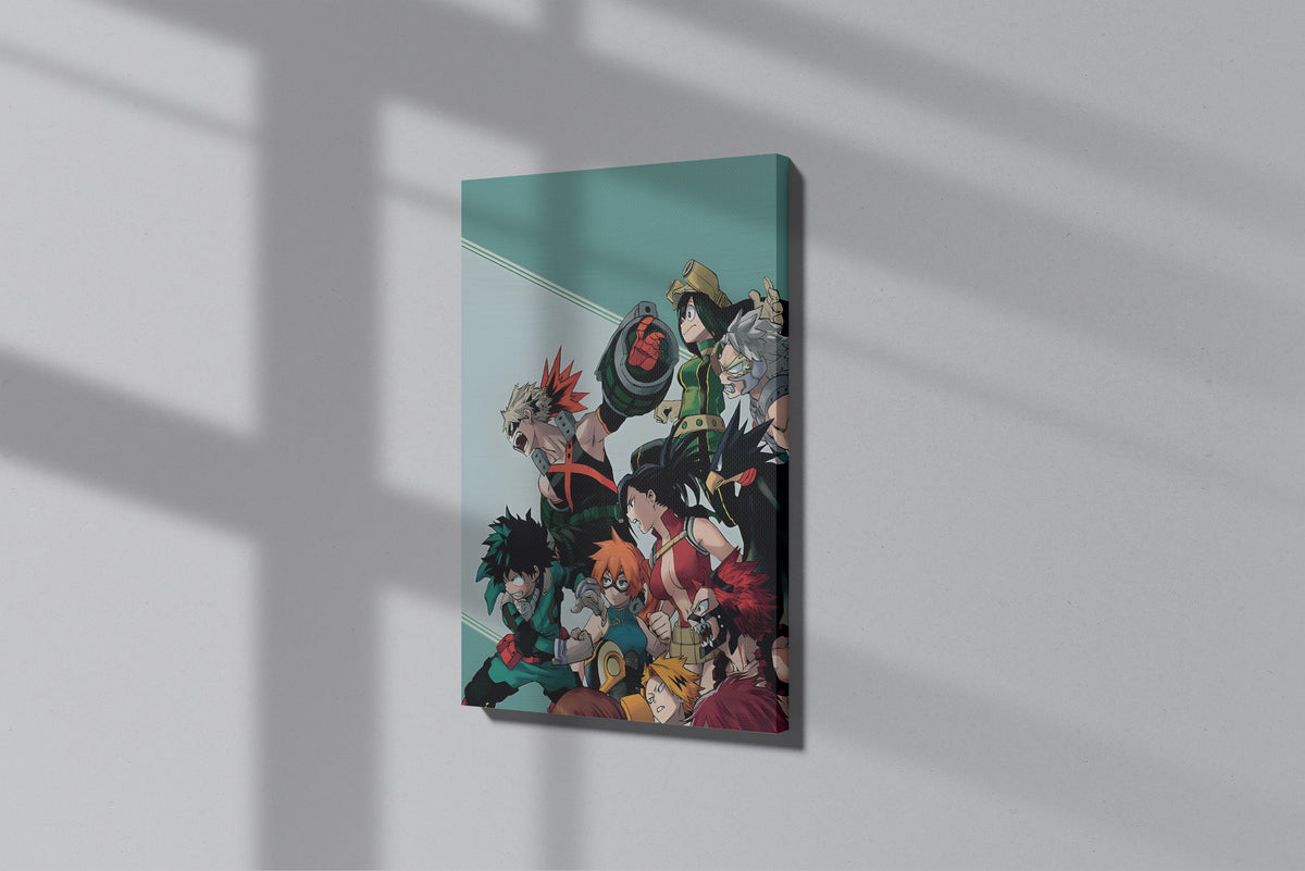 GeekCultcha My Hero Academia Characters Premium Canvas Print