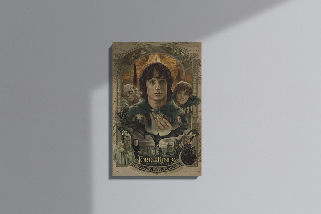 GeekCultcha Lord of the Rings: The Two Towers Premium Canvas Painting