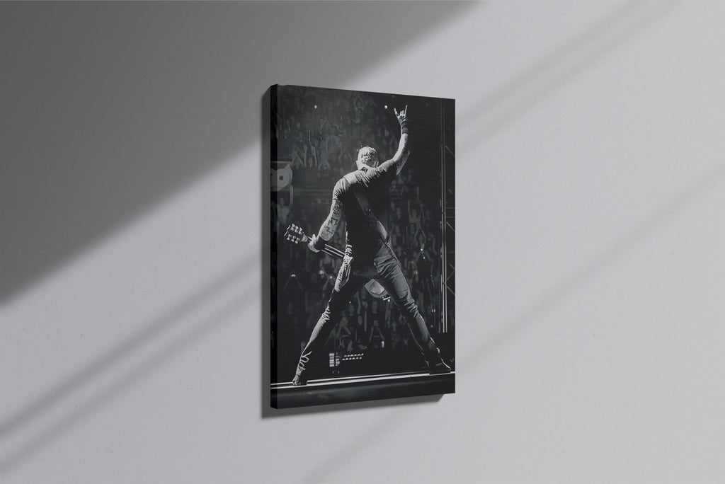 GeekCultcha Metallica Concert Themed Premium Canvas Painting