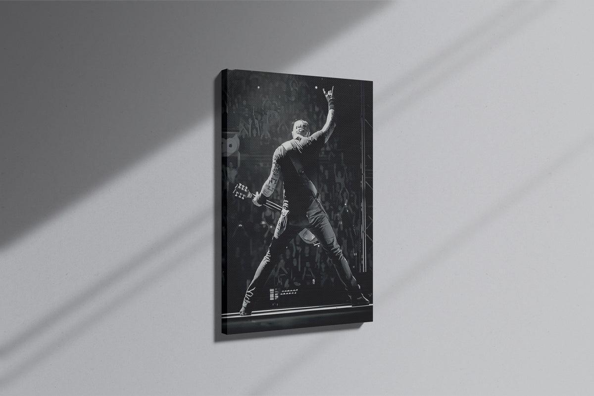 GeekCultcha Metallica Concert Themed Premium Canvas Painting