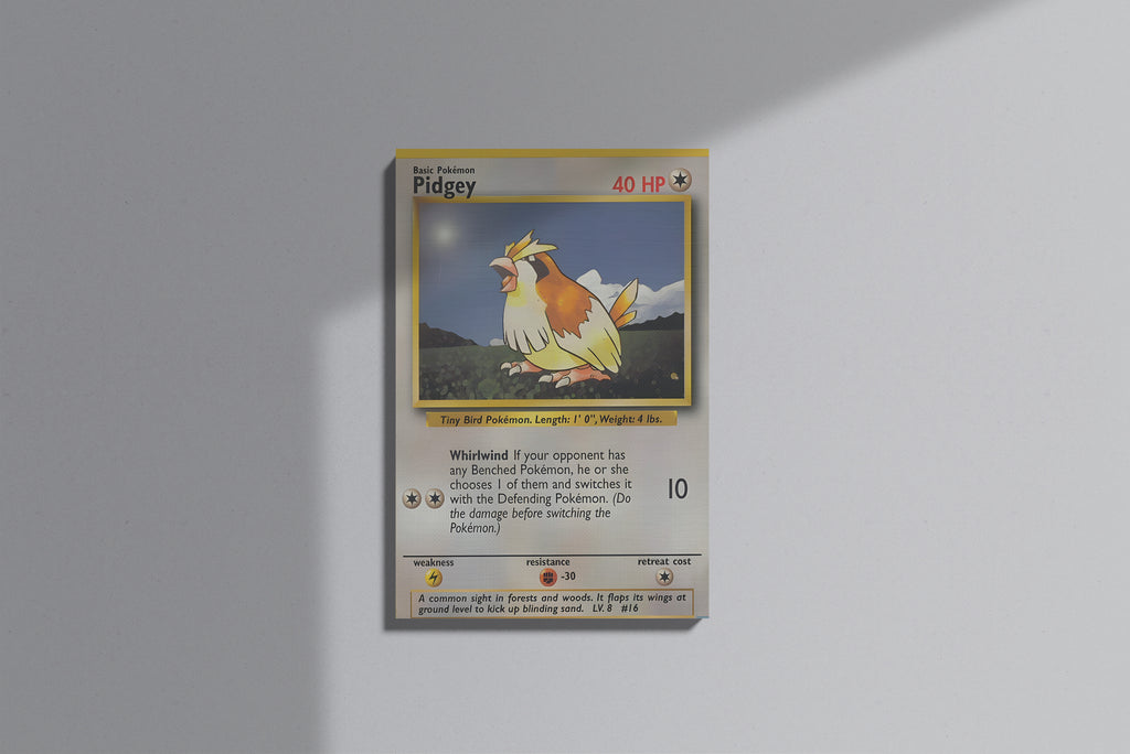 GeekCultcha Pokémon Pidgey Premium Canvas Print