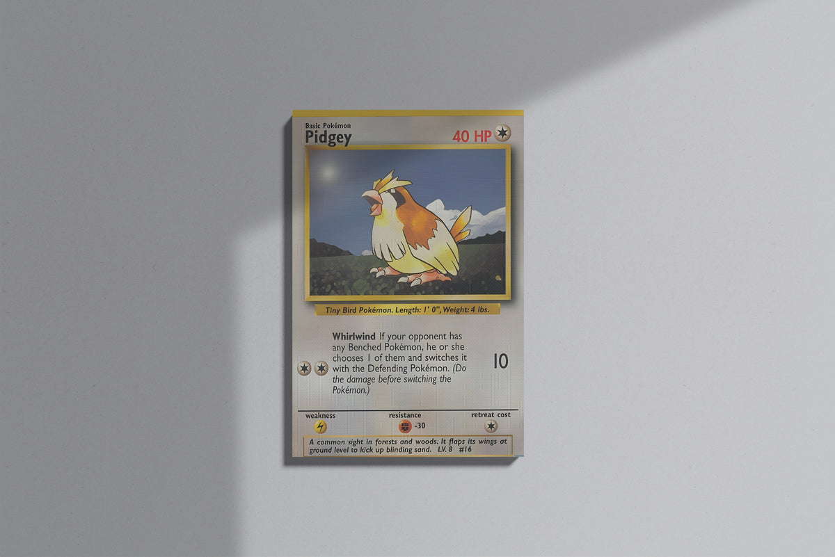 GeekCultcha Pokémon Pidgey Premium Canvas Print