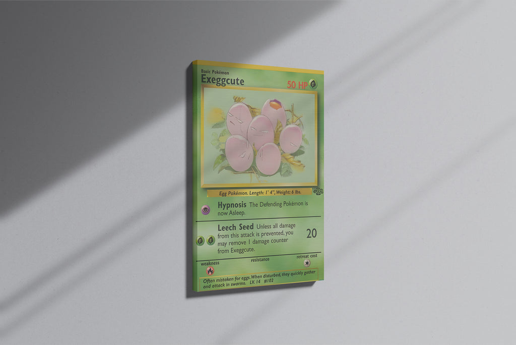 GeekCultcha Pokémon Exeggcute Premium Canvas Print