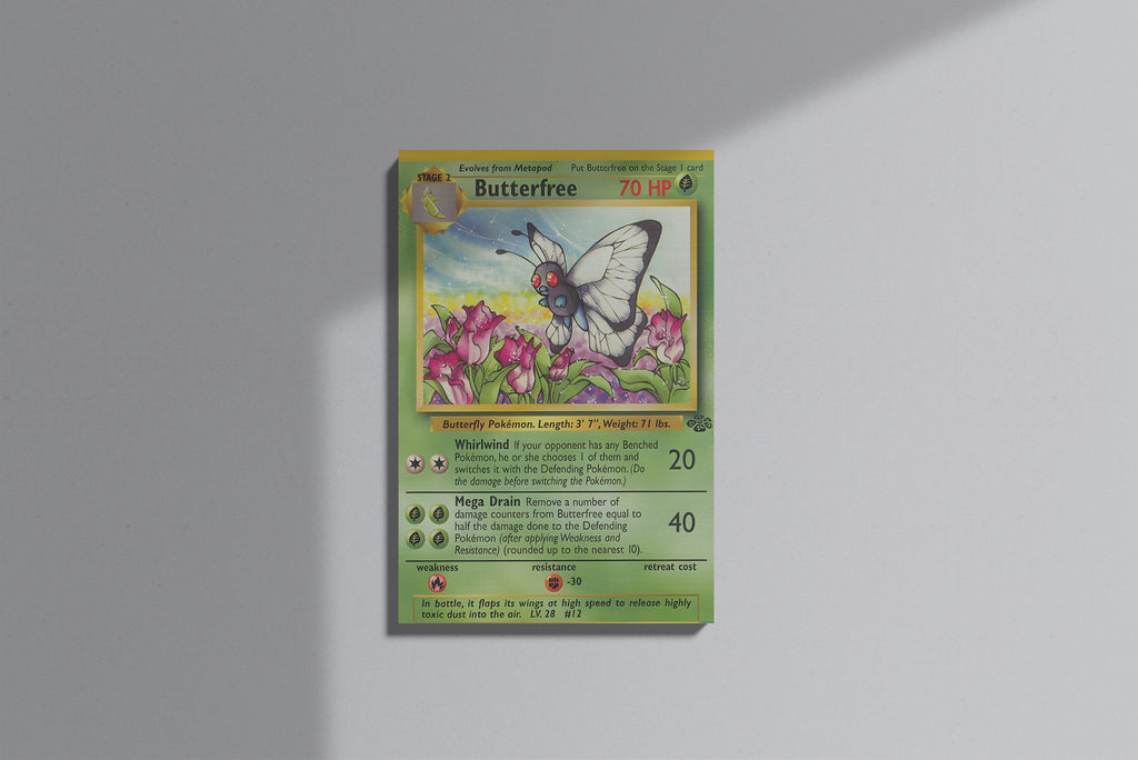 GeekCultcha Pokémon Butterfree Premium Canvas Print