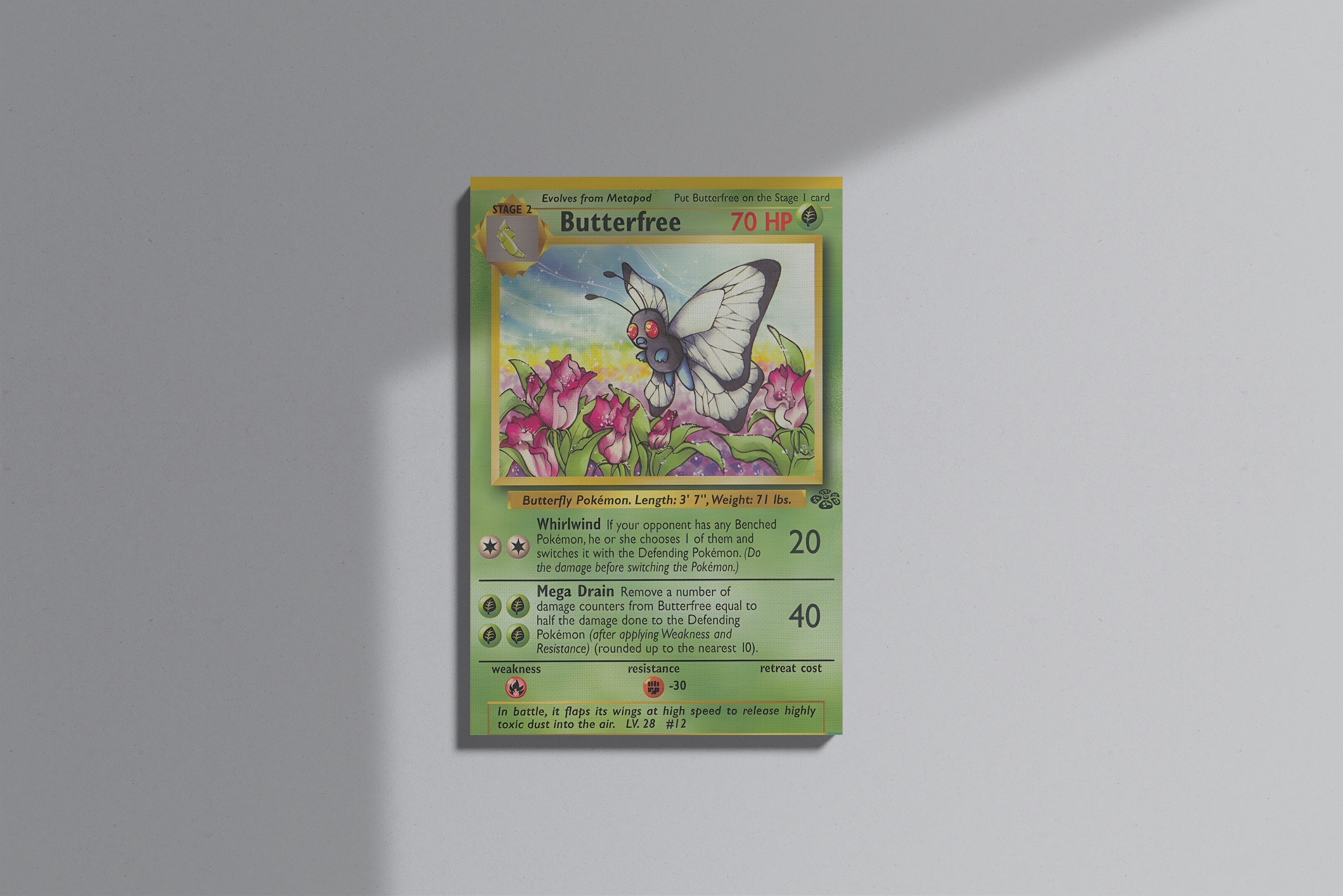 GeekCultcha Pokémon Butterfree Premium Canvas Print