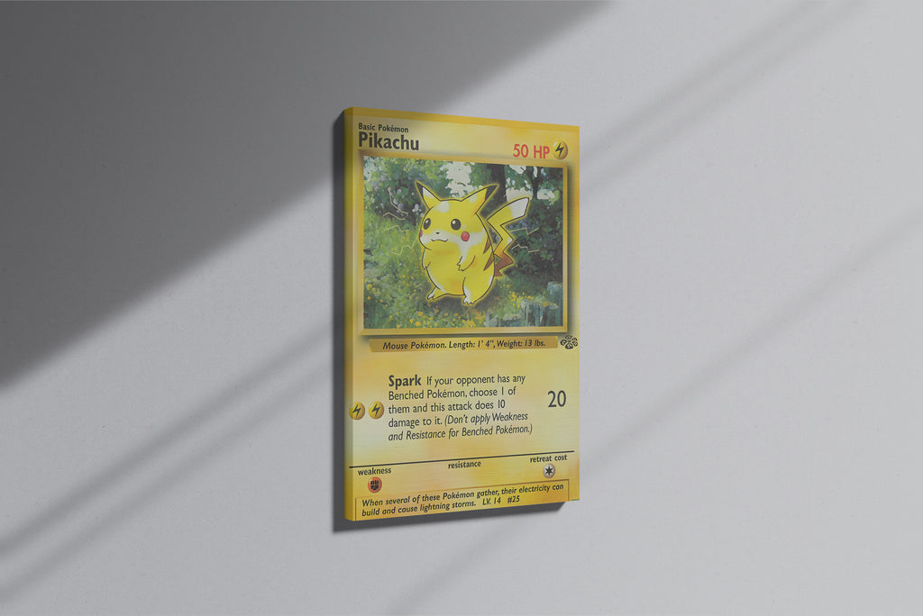 GeekCultcha Pokémon Pikachu Themed Premium Canvas Print