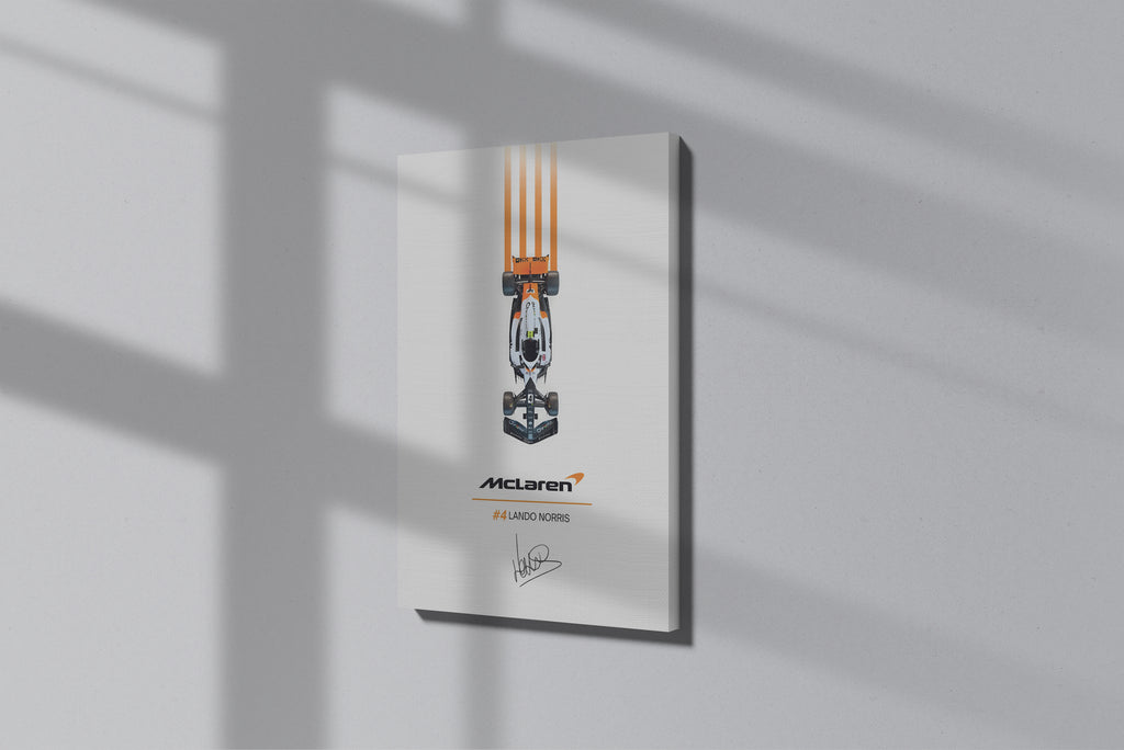 GeekCultcha McLaren Lando Norris Premium Canvas Print