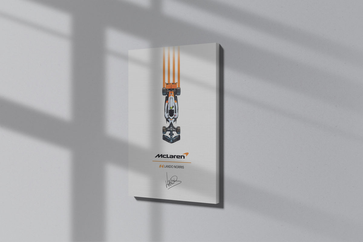 GeekCultcha McLaren Lando Norris Premium Canvas Print