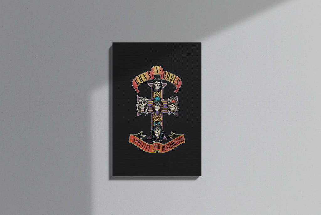 GeekCultcha Guns N' Roses Appetite for Destruction Premium Canvas Print